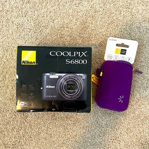 Nikon COOLPIX S6800 Camera  and case - NEW (never used)